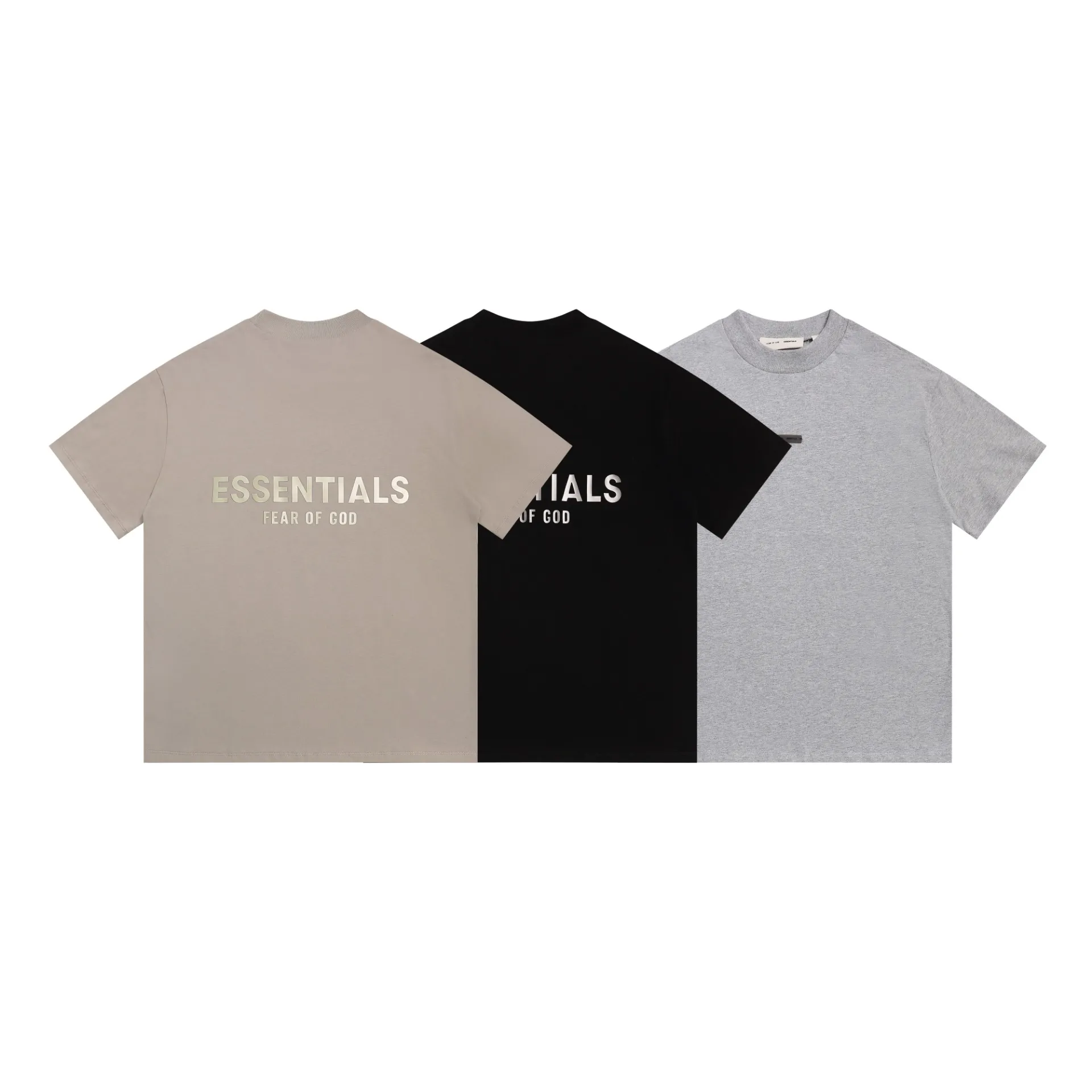 🆕 FEAR OF GOD ESSENTIALS logo T ：E 5315# ： Black Sizes： S M L XL